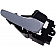 Help! By Dorman Interior Door Handle - Plastic Black Housing With Silver Lever Single - 83690