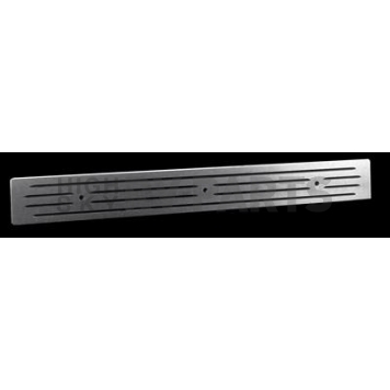 All Sales Door Sill Protector - Aluminum Silver Brushed Set Of 2 - 3514