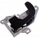 Help! By Dorman Interior Door Handle - Lever Plastic Black Single - 83699