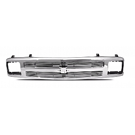 Street Scene Grille - Silver Aluminum - 95075538