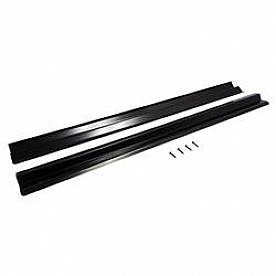 Crown Automotive Door Sill Protector - Stainless Steel Black Powder Coated Set Of 2 - RT26036