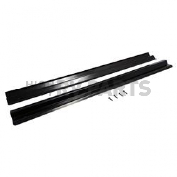 Crown Automotive Door Sill Protector - Stainless Steel Black Powder Coated Set Of 2 - RT26036