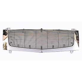 Street Scene Grille - Silver Aluminum - 95075539