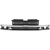 Street Scene Grille - Silver Aluminum - 95075541