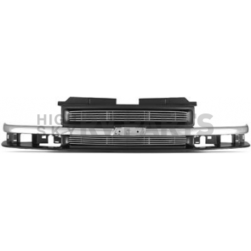 Street Scene Grille - Silver Aluminum - 95075541