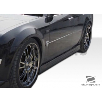 Extreme Dimensions Side Skirt - Primered Fiberglass Reinforced Plastic Black Set of 2 - 107428-1