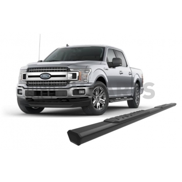 Black Horse Offroad Running Board Aluminum Stationary Black - E1191-14