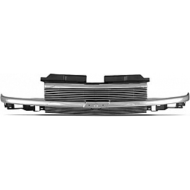 Street Scene Grille - Silver Aluminum - 95075542