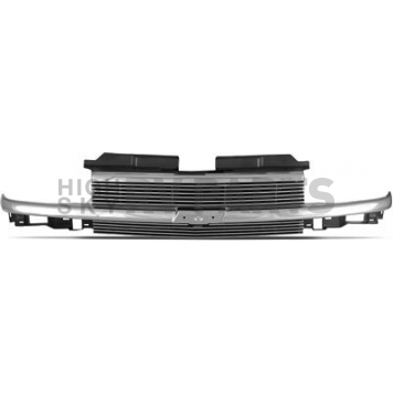 Street Scene Grille - Silver Aluminum - 95075542