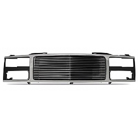 Street Scene Grille - Silver Aluminum - 95075543