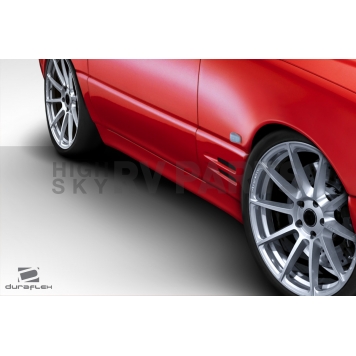 Extreme Dimensions Side Skirt - Primered Fiberglass Reinforced Plastic Black Set of 2 - 112840-1