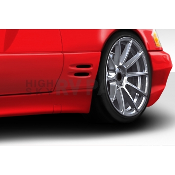 Extreme Dimensions Side Skirt - Primered Fiberglass Reinforced Plastic Black Set of 2 - 112841