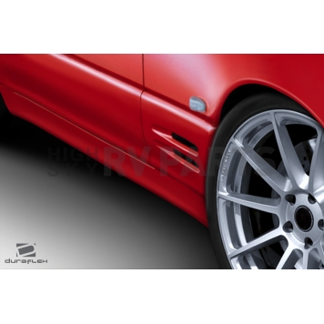 Extreme Dimensions Side Skirt - Primered Fiberglass Reinforced Plastic Black Set of 2 - 112841-1