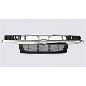 Street Scene Grille - Silver Aluminum - 95075549