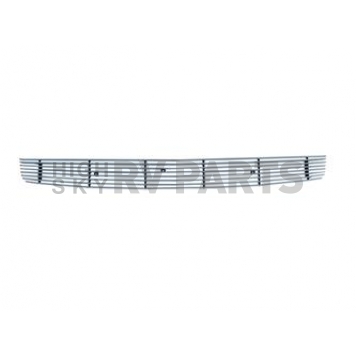 Paramount Automotive Bumper Grille Insert Horizontal Overlay Polished Silver Aluminum - 380293