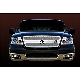 RBP (Rolling Big Power) Grille Insert - Chrome Plated Stainless Steel Rectangular - 851556