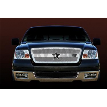 RBP (Rolling Big Power) Grille Insert - Chrome Plated Stainless Steel Rectangular - 851556