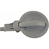 Help! By Dorman Interior Door Handle - Lever Plastic Gray Single - 81595