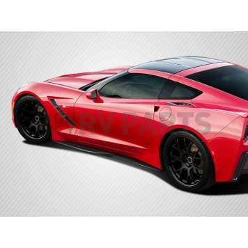 Extreme Dimensions Side Skirt - Carbon Fiber Black Set of 2 - 113166-2