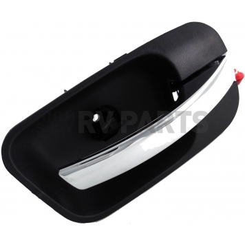 Help! By Dorman Interior Door Handle - Plastic Black Housing With Silver Lever Single - 81597-2