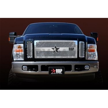 RBP (Rolling Big Power) Grille Insert - Chrome Plated Stainless Steel Rectangular - 851563