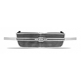 Street Scene Grille - Silver Aluminum - 95075554