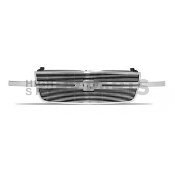 Street Scene Grille - Silver Aluminum - 95075554