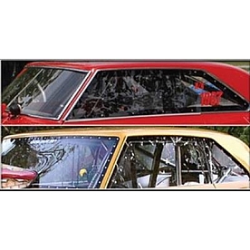 Harwood Fiberglass Rear Window - Polycarbonate Clear - 42921