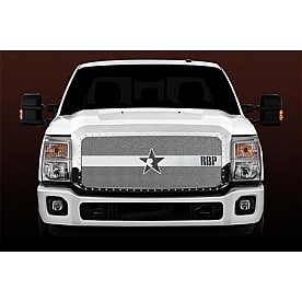 RBP (Rolling Big Power) Grille Insert - Chrome Plated Stainless Steel Rectangular - 851564