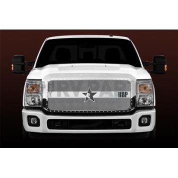RBP (Rolling Big Power) Grille Insert - Chrome Plated Stainless Steel Rectangular - 851564