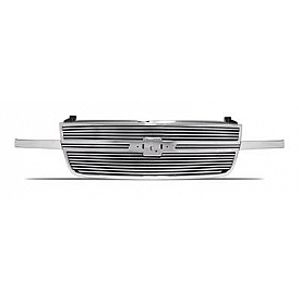 Street Scene Grille - Silver Aluminum - 95075555