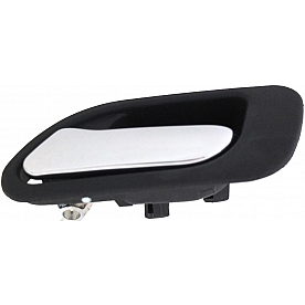 Help! By Dorman Interior Door Handle - Plastic Black Housing With Silver Lever Single - 81605