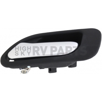 Help! By Dorman Interior Door Handle - Plastic Black Housing With Silver Lever Single - 81605