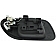 Help! By Dorman Interior Door Handle - Plastic Black Housing With Silver Lever Single - 81605