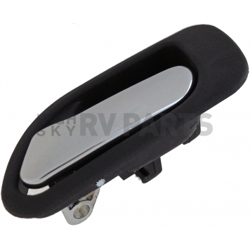 Help! By Dorman Interior Door Handle - Plastic Black Housing With Silver Lever Single - 81605-2