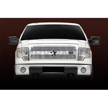 RBP (Rolling Big Power) Grille Insert - Chrome Plated Stainless Steel Rectangular - 851568
