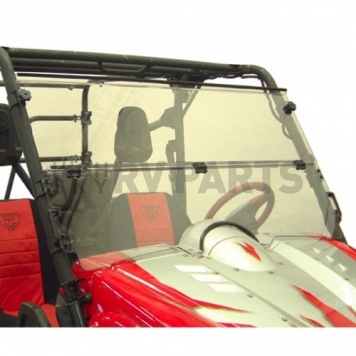 Kolpin Windshield - 60/40 Full Folding Polycarbonate Clear - 1449-1