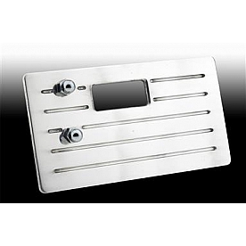 All Sales Bumper Grille Insert Ball-Milled Polished Silver Aluminum - 5801P