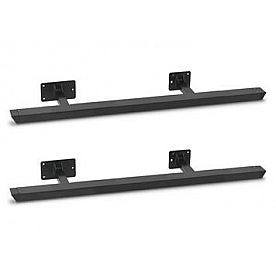 Warrior Products Running Board Powder Coated Black Steel Stationary - 7501