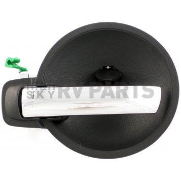 Help! By Dorman Interior Door Handle - Plastic Black Housing With Silver Lever Single - 81618