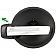 Help! By Dorman Interior Door Handle - Plastic Black Housing With Silver Lever Single - 81618