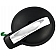 Help! By Dorman Interior Door Handle - Plastic Black Housing With Silver Lever Single - 81618