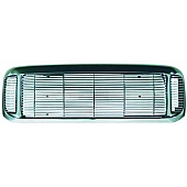 Street Scene Grille - Silver Aluminum - 95075572