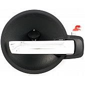 Help! By Dorman Interior Door Handle - Lever Plastic Gray Housing With Silver Lever Single - 81621