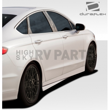 Extreme Dimensions Side Skirt - Primered Fiberglass Reinforced Plastic Black Set of 2 - 109335-4