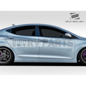Extreme Dimensions Side Skirt - Primered Fiberglass Reinforced Plastic Black Set of 2 - 109338-3