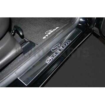 Steeda Autosports Door Sill Protector - Aluminum Silver - 5550621