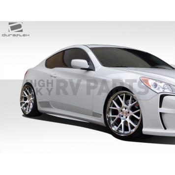 Extreme Dimensions Side Skirt - Primered Fiberglass Reinforced Plastic Black Set of 2 - 109638-4