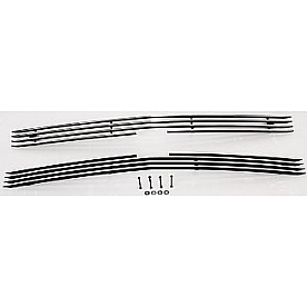 Street Scene Grille Insert - Horizontal Bar Aluminum Polished - 95080210