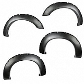 Rugged Ridge Fender Flare - Black ABS Plastic Set Of 4 - 8163005